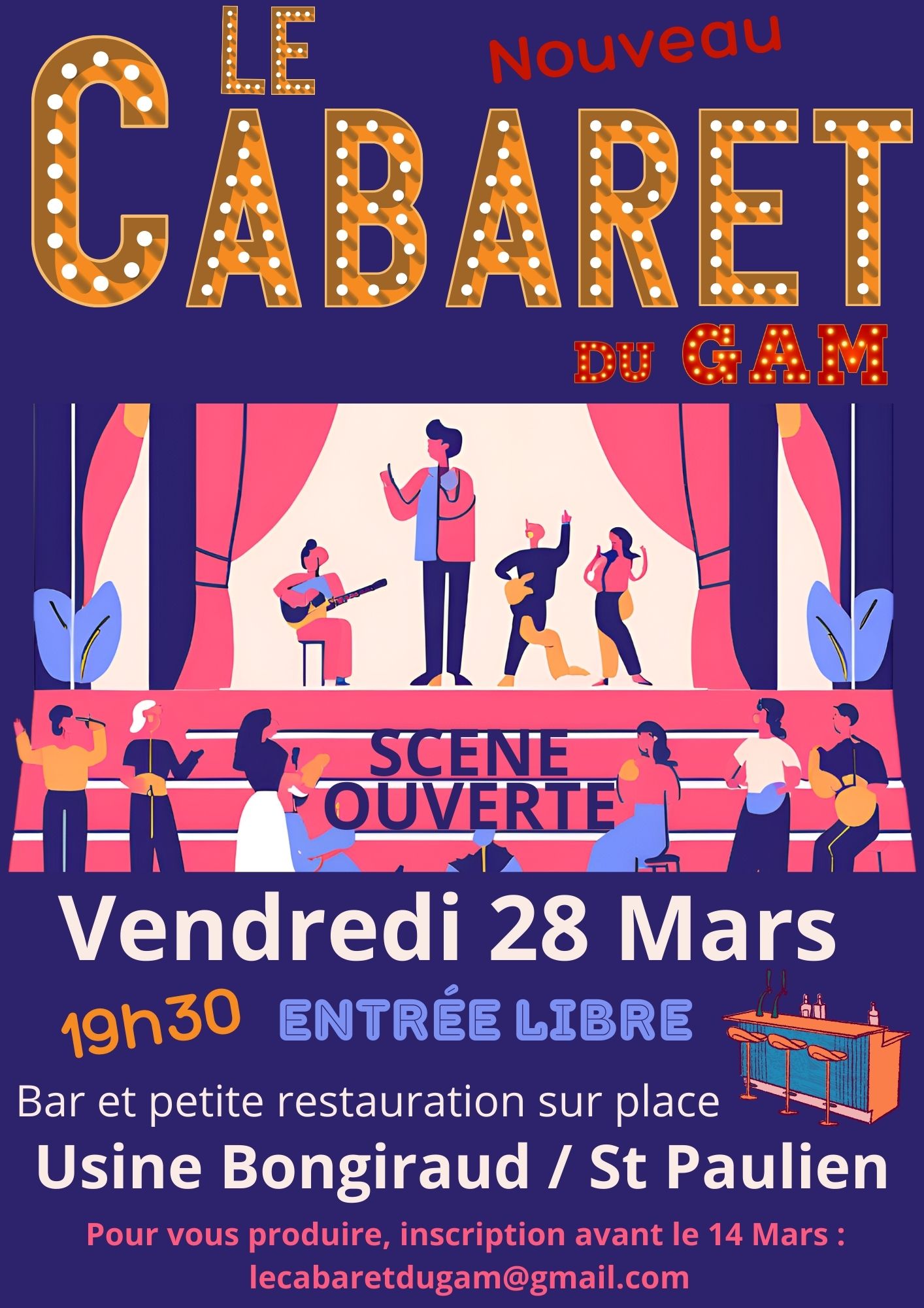 SOIRÉE CABARET / SCÈNE OUVERTE