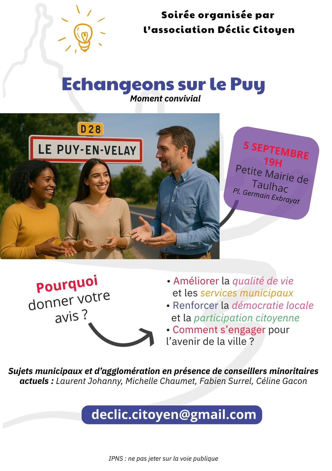 Echangeons sur le Puy