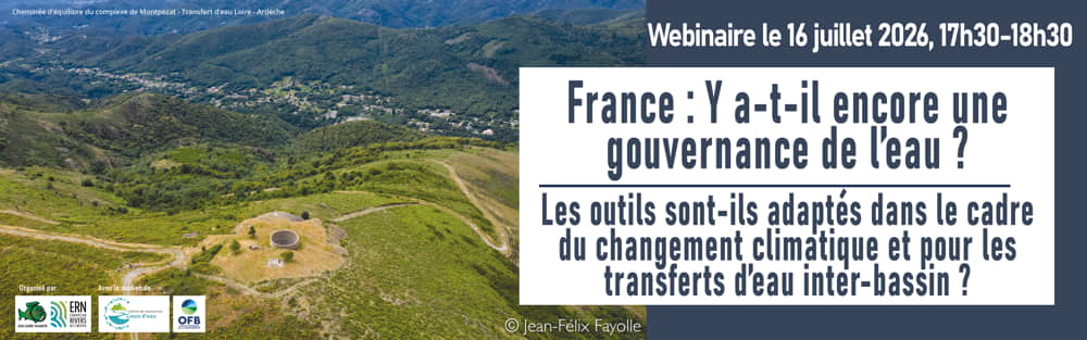 Webinaire : France : Y a-t-ll encore une gouvernance de l'eau ?