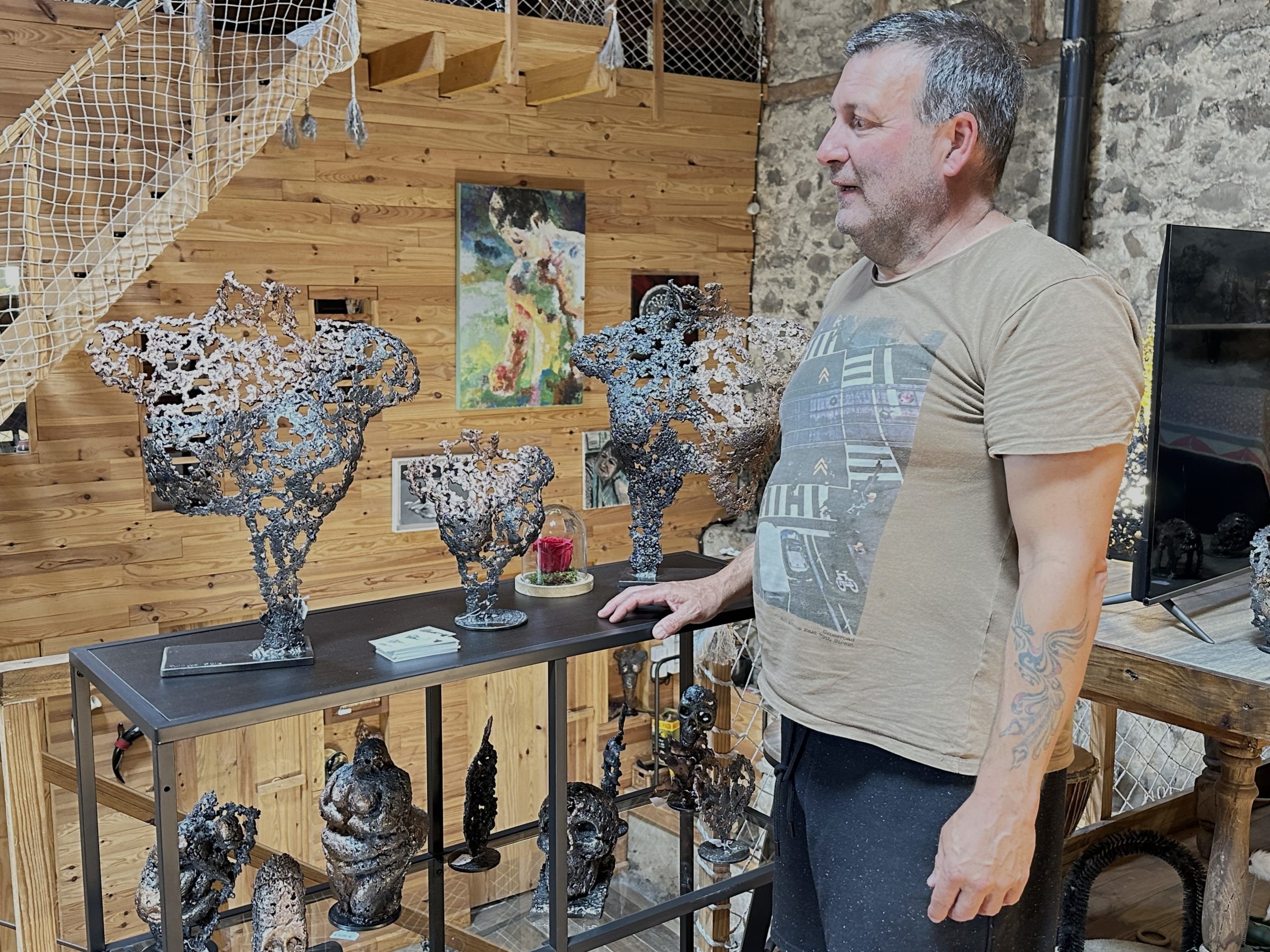 Portes ouvertes de la Maison-Atelier du sculpteur Philippe Buil à Lantriac