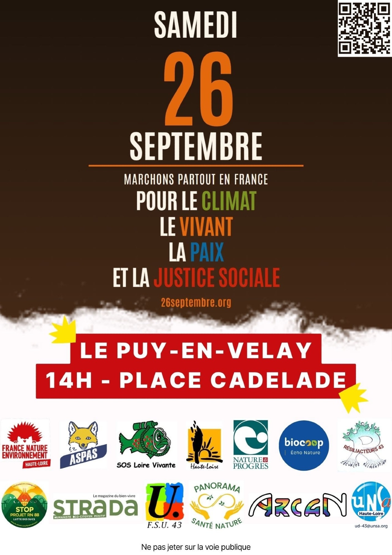 MARCHE POUR LE CLIMAT