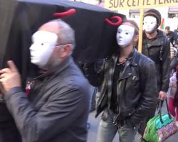 Migrants : d&eacute;ambulation au Puy-en-Velay, le 26/10/19