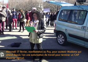 Mercredi 17 f&eacute;vrier, pour Madama au Puy-en-Velay, intervention de V&eacute;ronique de Marconnay
