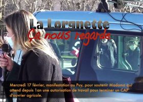Mercredi 17 f&eacute;vrier, pour Madama au Puy-en-Velay, intervention de l'intersyndicale des enseignants de Haute-Loire